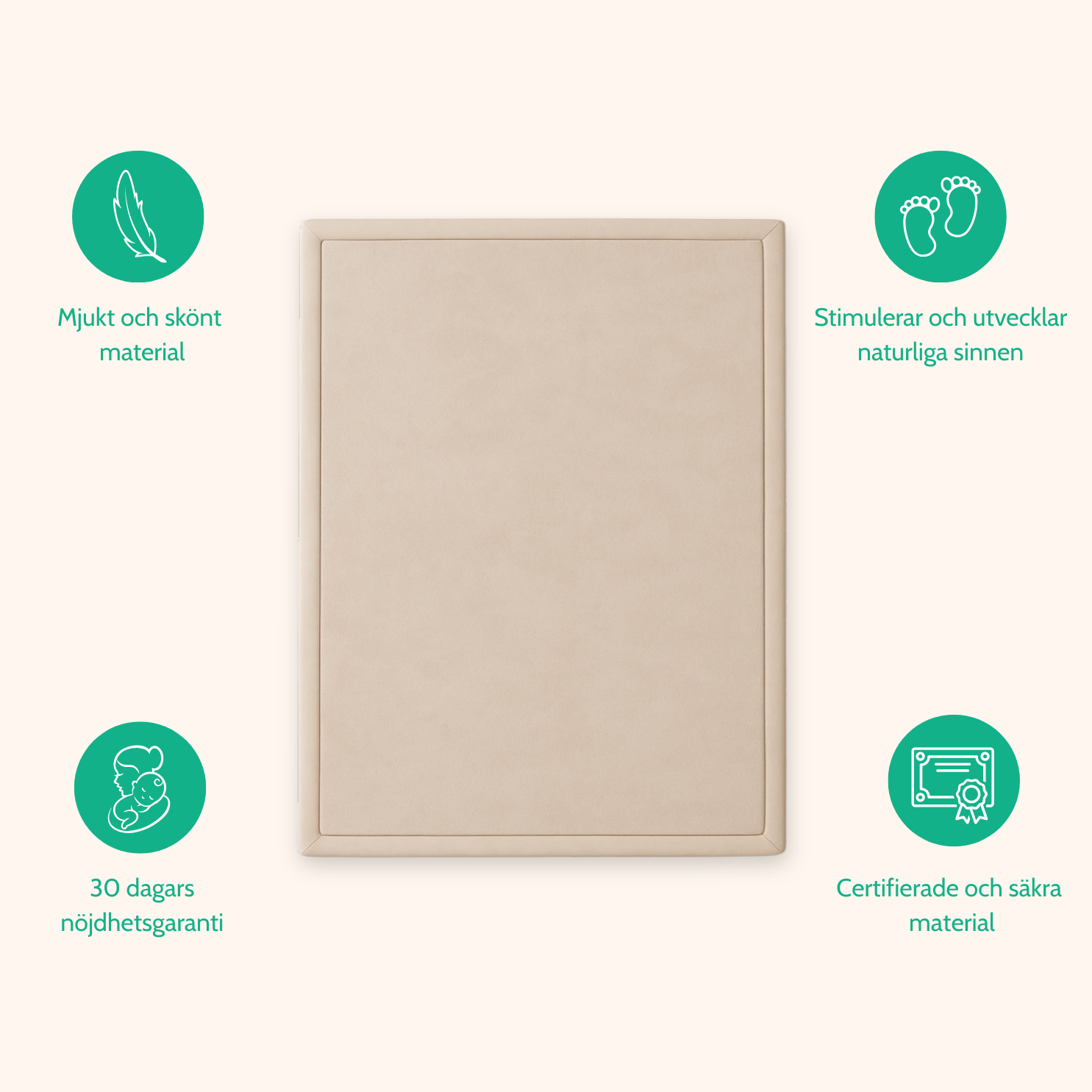 Lyxig BabyBumb™ Lekmatta för ultimat komfort